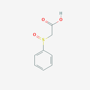 molecular formula C8H8O3S B8785587 (Phenylsulfinyl)acetic acid CAS No. 3959-08-8