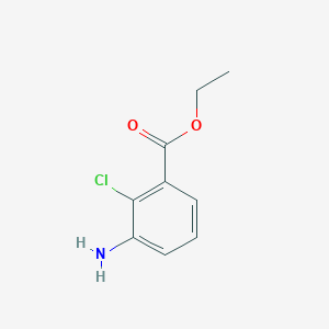 molecular formula C9H10ClNO2 B087856 Ethyl 3-amino-2-chlorobenzoate CAS No. 1261671-67-3