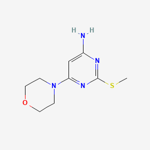 2-(Methylsulfanyl)-6-(morpholin-4-yl)pyrimidin-4-amine