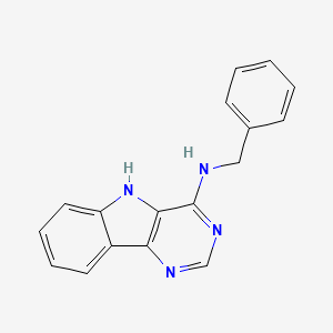 N-benzyl-5H-pyrimido[5,4-b]indol-4-amine