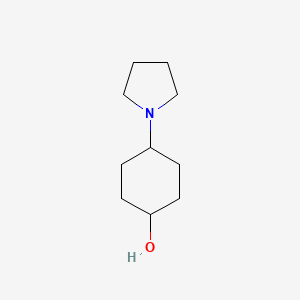 molecular formula C10H19NO B8785629 Rel-(1r,4r)-4-(pyrrolidin-1-yl)cyclohexan-1-ol CAS No. 1447956-79-7