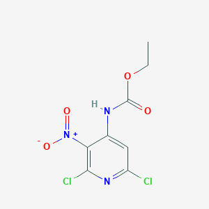 Ethyl (2,6-dichloro-3-nitropyridin-4-yl)carbamate