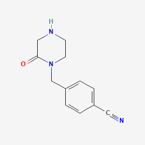 4-[(2-Oxopiperazinyl)methyl]benzenecarbonitrile