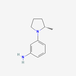 (S)-3-(2-Methylpyrrolidin-1-YL)aniline