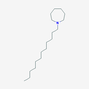 molecular formula C18H37N B8785762 1-Dodecylazepane CAS No. 20422-09-7