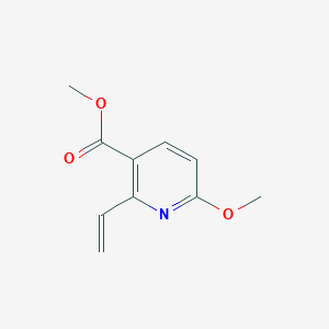 6-Methoxy-2-vinyl-nicotinic acid methyl ester