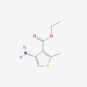 molecular formula C8H11NO2S B8785816 Ethyl 4-amino-2-methylthiophene-3-carboxylate 