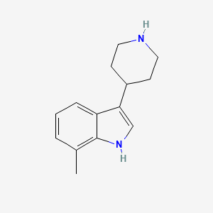 7-methyl-3-(4-piperidinyl)-1H-Indole