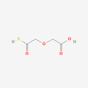 molecular formula C4H6O4S B8785852 2-(2-Mercapto-2-oxoethoxy)acetic acid 