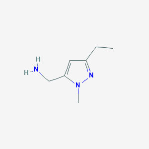 (3-Ethyl-1-methyl-1H-pyrazol-5-yl)methanamine