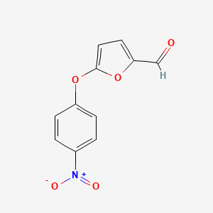 molecular formula C11H7NO5 B8785899 5-(4-Nitrophenoxy)furan-2-carbaldehyde CAS No. 62427-28-5