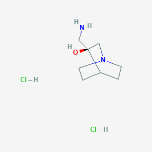 (S)-3-(aminomethyl)quinuclidin-3-ol dihydrochloride