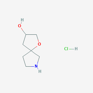 1-Oxa-7-azaspiro[4.4]nonan-3-ol hydrochloride