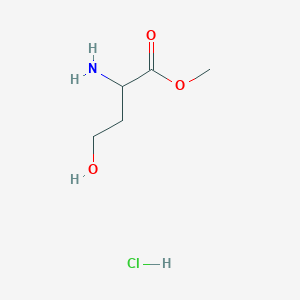 molecular formula C5H12ClNO3 B8785990 Methyl homoserinate hydrochloride 
