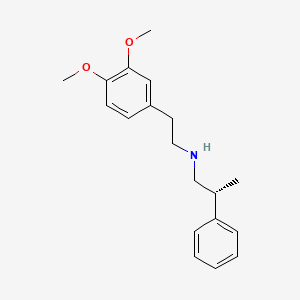 (R)-N-(3,4-Dimethoxyphenethyl)-2-phenylpropan-1-amine