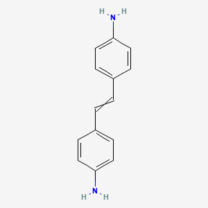 molecular formula C14H14N2 B8786088 4,4'-(1,2-Ethenediyl)bisbenzenamine 