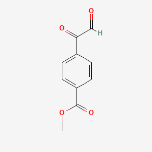 molecular formula C10H8O4 B8786093 Methyl 4-(2-oxoacetyl)benzoate 