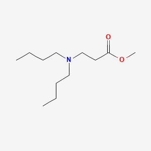 molecular formula C12H25NO2 B8786101 Methyl N,N-dibutyl-beta-alaninate CAS No. 53280-20-9