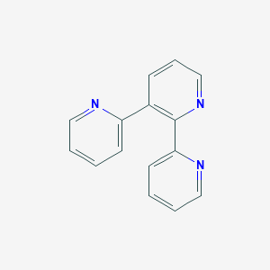 molecular formula C15H11N3 B8786106 2,3-Bis(2-pyridinyl)pyridine CAS No. 72847-58-6