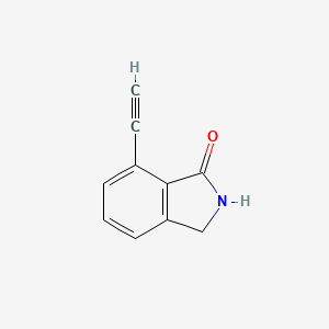 molecular formula C10H7NO B8786109 7-Ethynylisoindolin-1-one 