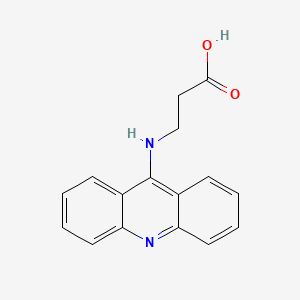 molecular formula C16H14N2O2 B8786115 9-(2-Carboxyethyl)aminoacridine 