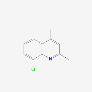 molecular formula C11H10ClN B8786137 8-Chloro-2,4-dimethylquinoline CAS No. 67358-87-6