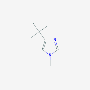 molecular formula C8H14N2 B8786155 4-(Tert-butyl)-1-methyl-1h-imidazole 