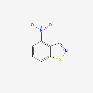 molecular formula C7H4N2O2S B8786164 4-Nitrobenzo[d]isothiazole 