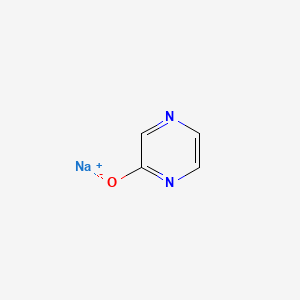 molecular formula C4H3N2NaO B8786221 Sodium pyrazin-2-olate 