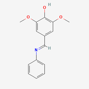 N-(3,5-Dimethoxy-4-Hydroxybenzylidene)Aniline