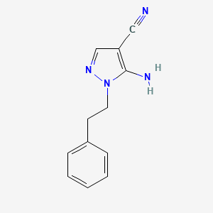5-Amino-1-phenethyl-1H-pyrazole-4-carbonitrile