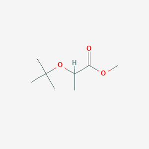 molecular formula C8H16O3 B8786416 Methyl 2-(tert-butoxy)propanoate 