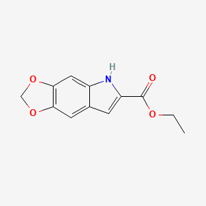 Ethyl 5H-[1,3]dioxolo[4,5-f]indole-6-carboxylate