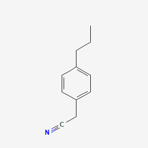 molecular formula C11H13N B8786429 2-(4-Propylphenyl)acetonitrile CAS No. 3166-98-1