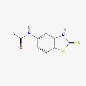 N-(2-Sulfanylidene-2,3-dihydro-1,3-benzothiazol-5-yl)acetamide