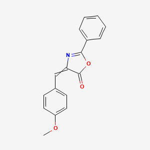 molecular formula C17H13NO3 B8786485 (Z)-4-(4-Methoxybenzylidene)-2-phenyloxazol-5(4H)-one 