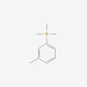 molecular formula C10H16Si B8786497 Trimethyl(M-tolyl)silane CAS No. 3728-44-7