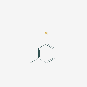 molecular formula C10H16Si B8786497 m-Trimethylsilyltoluene CAS No. 3728-44-7