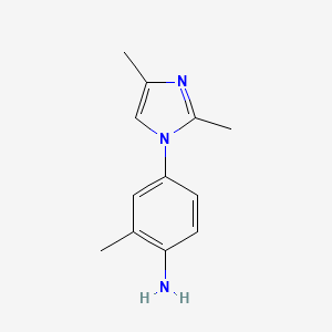 4-(2,4-Dimethyl-1H-imidazol-1-yl)-2-methylaniline