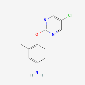 4-((5-Chloropyrimidin-2-yl)oxy)-3-methylaniline