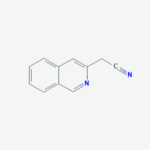 molecular formula C11H8N2 B8786614 2-(Isoquinolin-3-yl)acetonitrile 