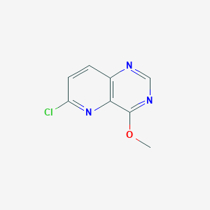 molecular formula C8H6ClN3O B8786691 6-Chloro-4-methoxypyrido[3,2-d]pyrimidine 