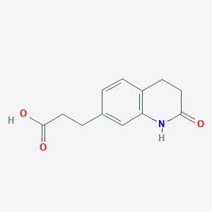 3-(2-Oxo-1,2,3,4-tetrahydroquinolin-7-yl)propionic acid