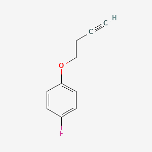 1-[(But-3-yn-1-yl)oxy]-4-fluorobenzene