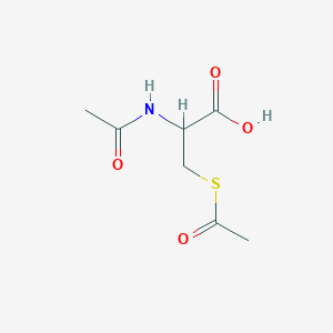 2-(Acetylamino)-3-(acetylthio)propanoic acid