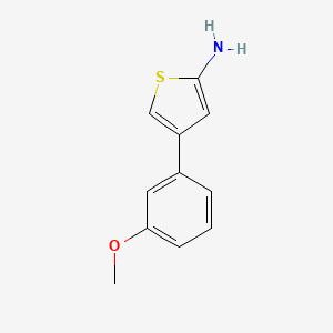 4-(3-methoxyphenyl)-2-Thiophenamine