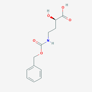 molecular formula C12H15NO5 B8786894 ACIDOL-4BENZYLOXYCARBONYL-AMINO-2HYDROXY BUTYRIC 