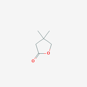 molecular formula C6H10O2 B087869 Dihydro-4,4-dimethyl-2(3H)-furanone CAS No. 13861-97-7