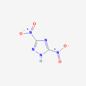molecular formula C2HN5O4 B8786945 3,5-dinitro-1H-1,2,4-triazole CAS No. 26621-32-9