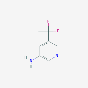 5-(1,1-Difluoroethyl)pyridin-3-amine